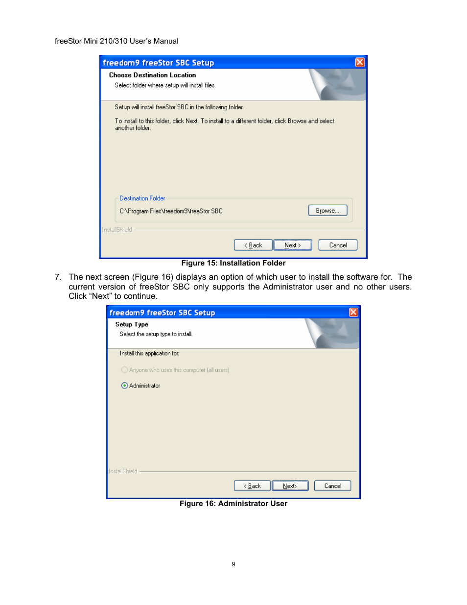 Freedom9 USB User Manual | Page 12 / 67