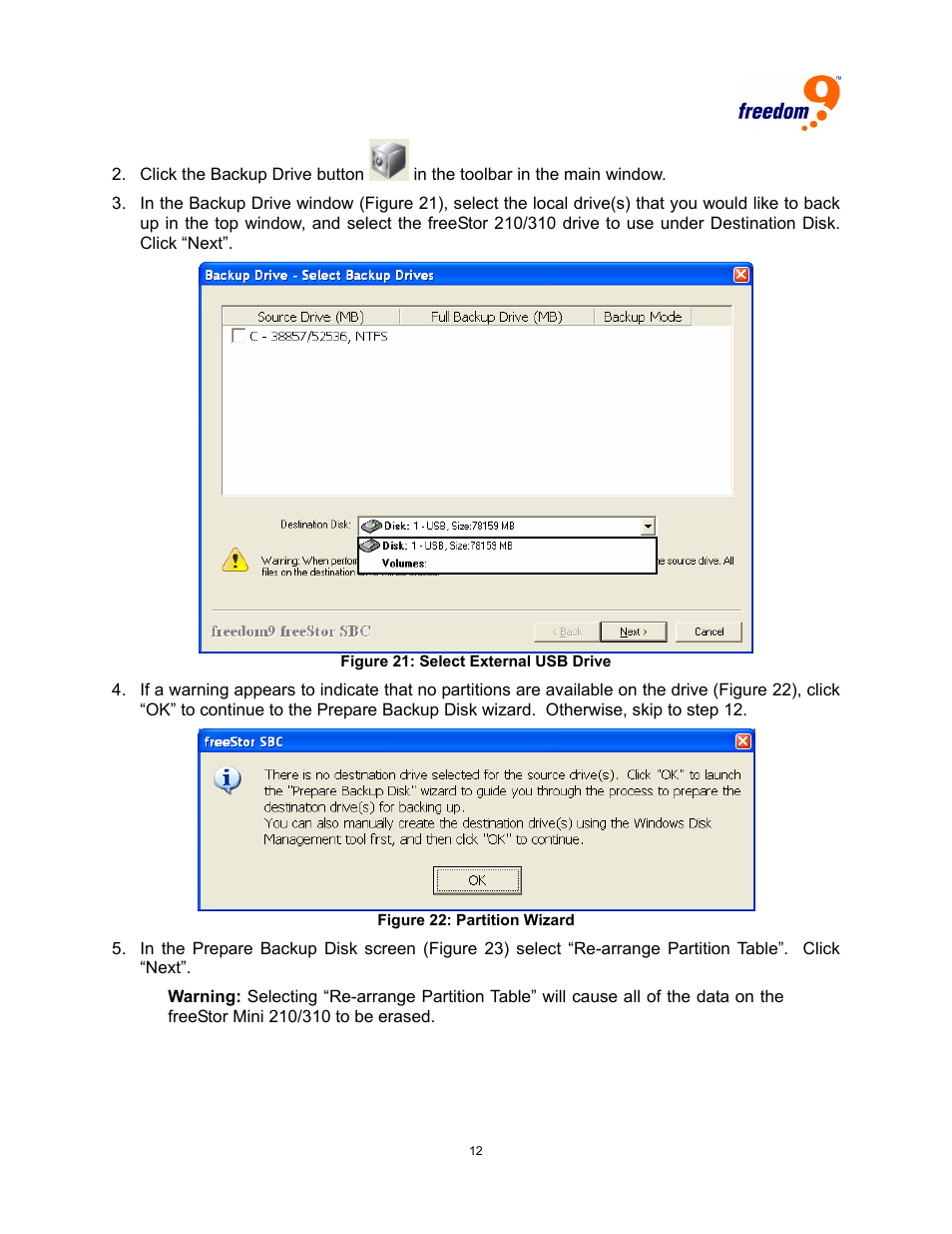 Freedom9 USB User Manual | Page 15 / 67