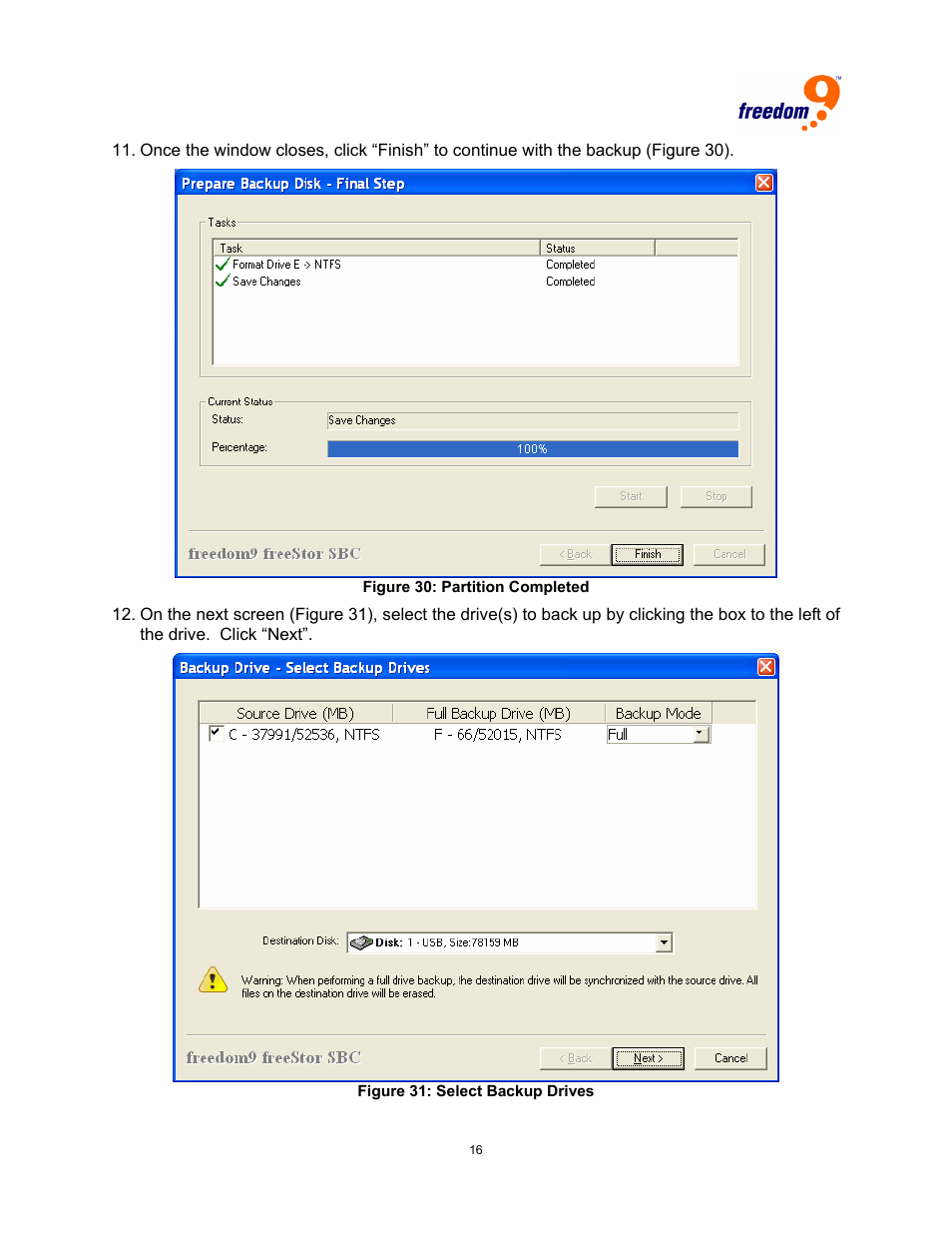 Freedom9 USB User Manual | Page 19 / 67