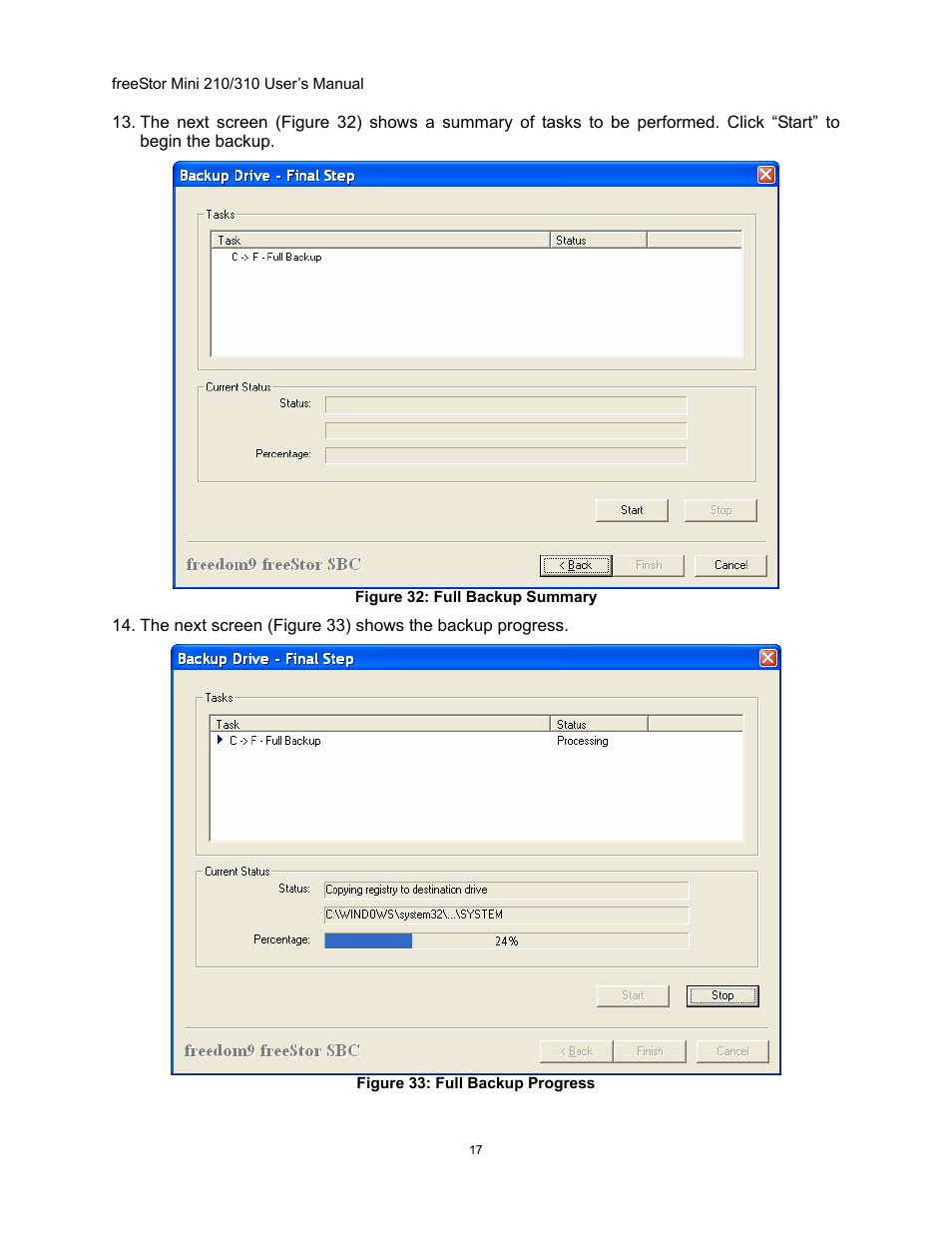 Freedom9 USB User Manual | Page 20 / 67