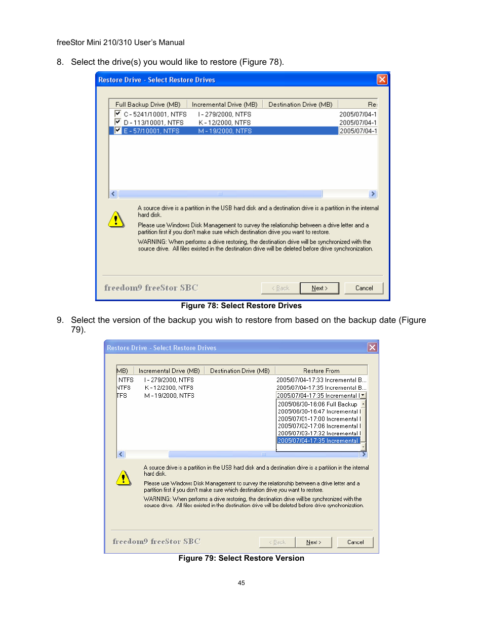 Freedom9 USB User Manual | Page 48 / 67