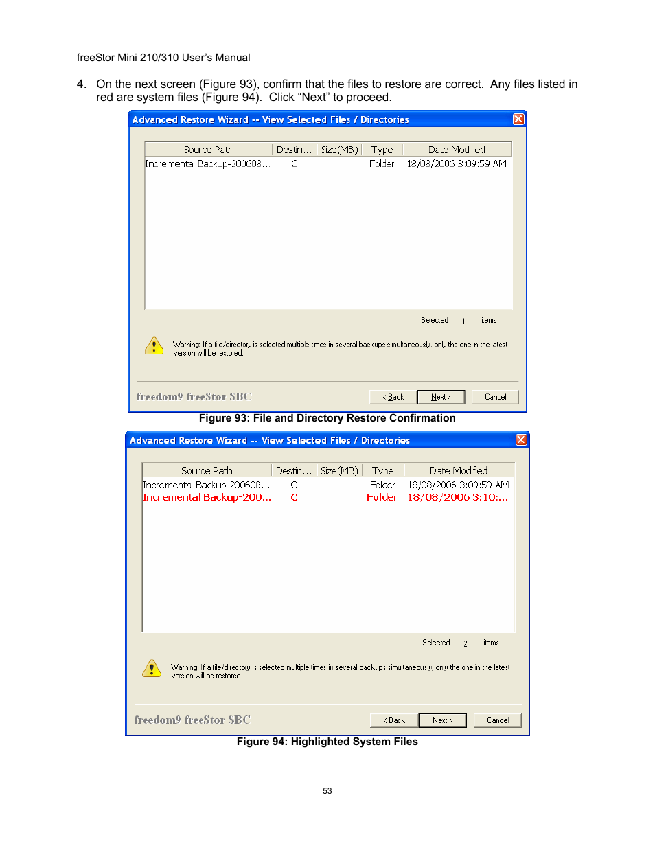 Freedom9 USB User Manual | Page 56 / 67