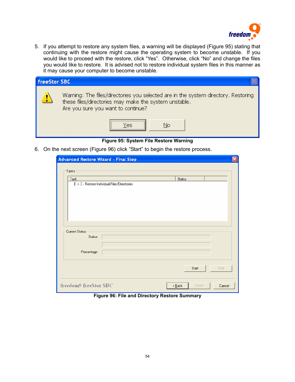 Freedom9 USB User Manual | Page 57 / 67