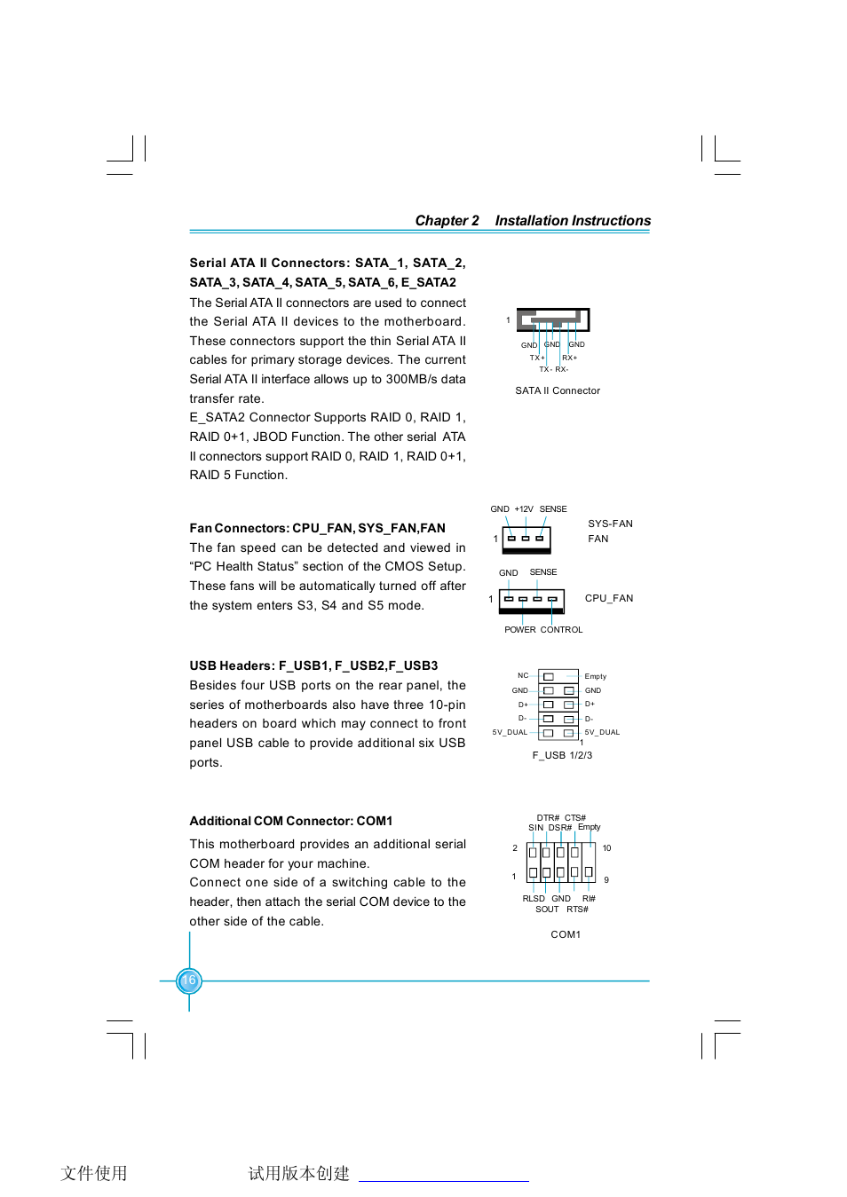 Chapter 2 installation instructions | Foxconn N570SM2AA User Manual | Page 23 / 87