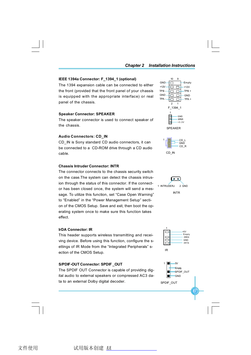 Chapter 2 installation instructions | Foxconn N570SM2AA User Manual | Page 24 / 87