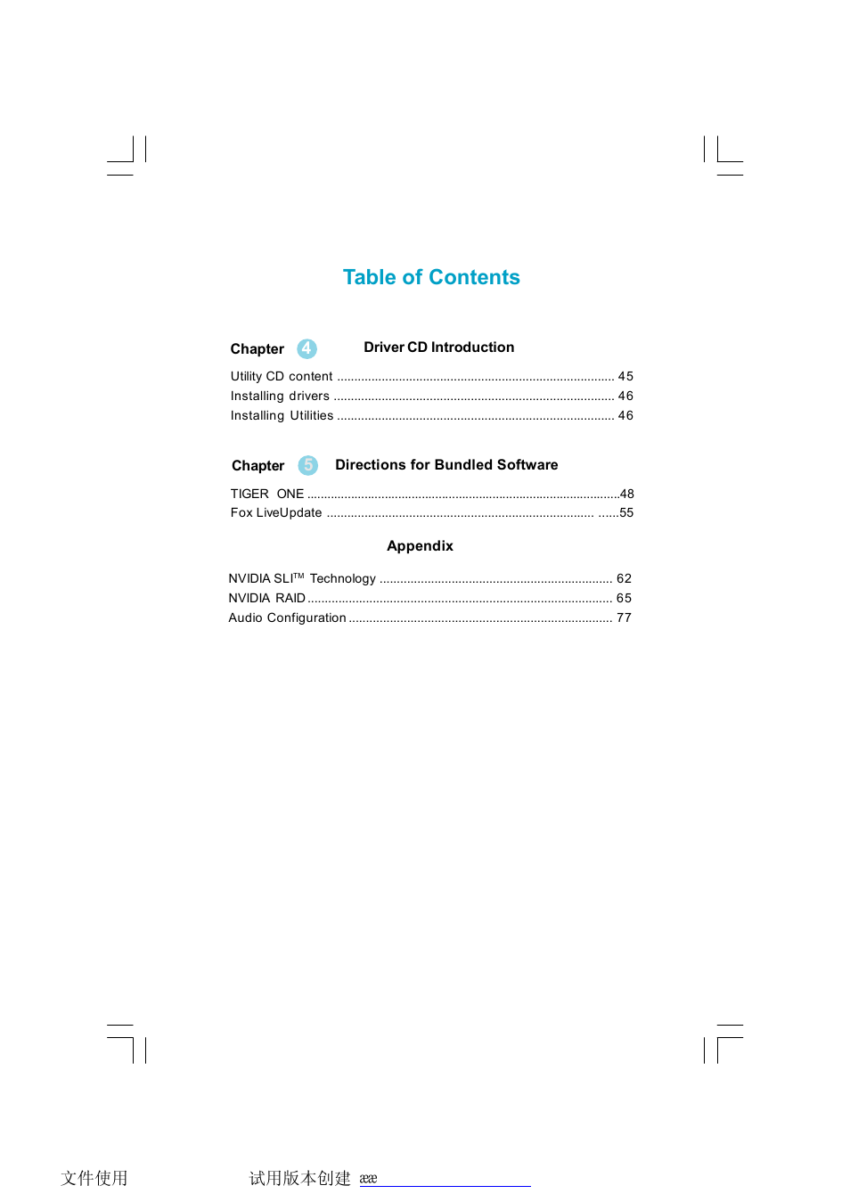 Foxconn N570SM2AA User Manual | Page 5 / 87