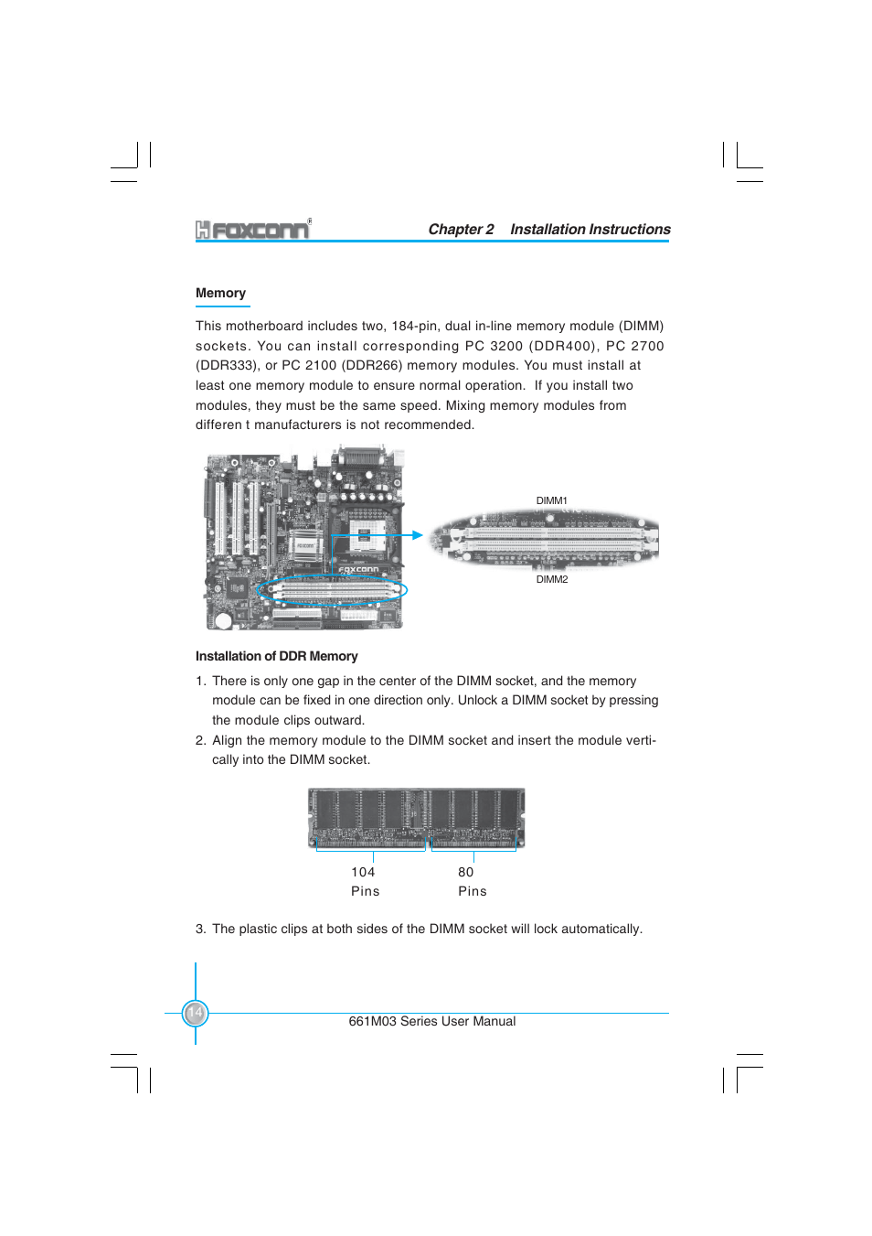 Foxconn 661M03 User Manual | Page 22 / 104