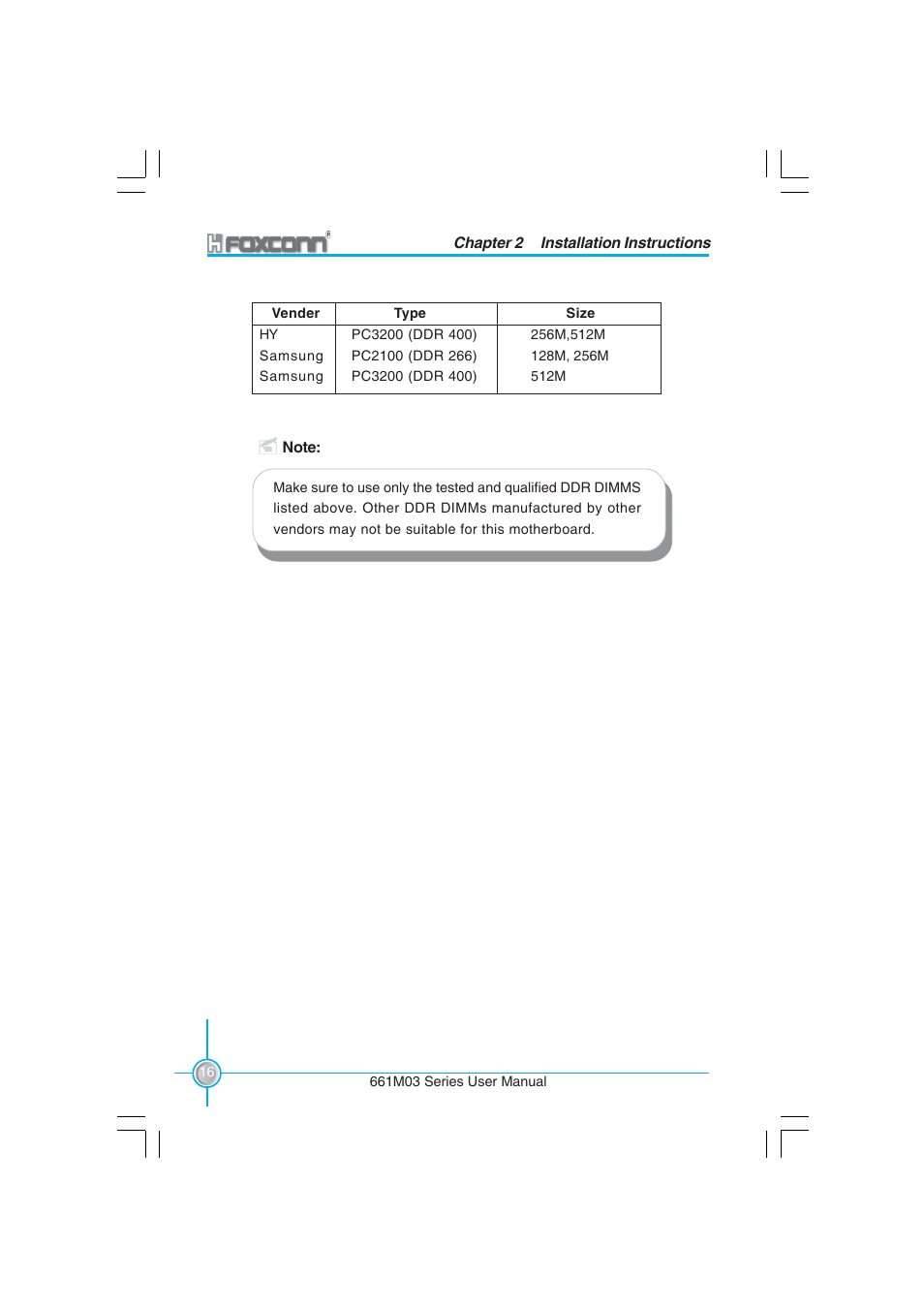 Foxconn 661M03 User Manual | Page 24 / 104