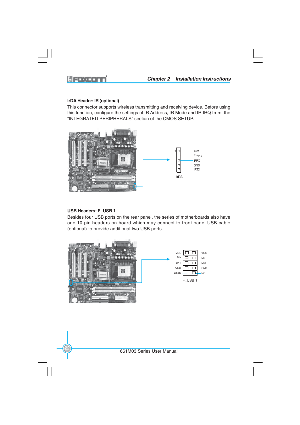 Chapter 2 installation instructions | Foxconn 661M03 User Manual | Page 30 / 104