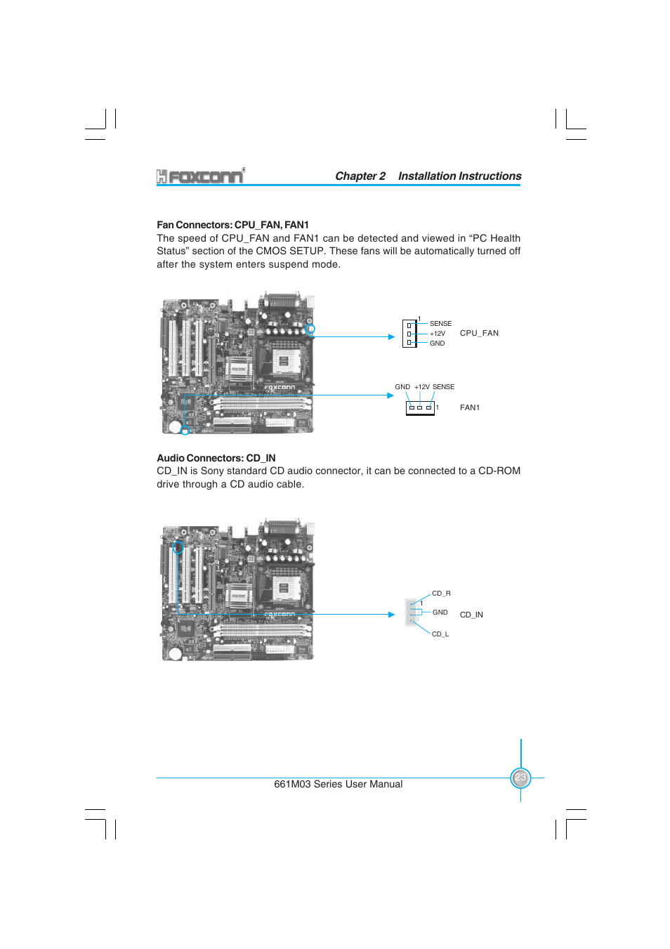 Chapter 2 installation instructions | Foxconn 661M03 User Manual | Page 31 / 104