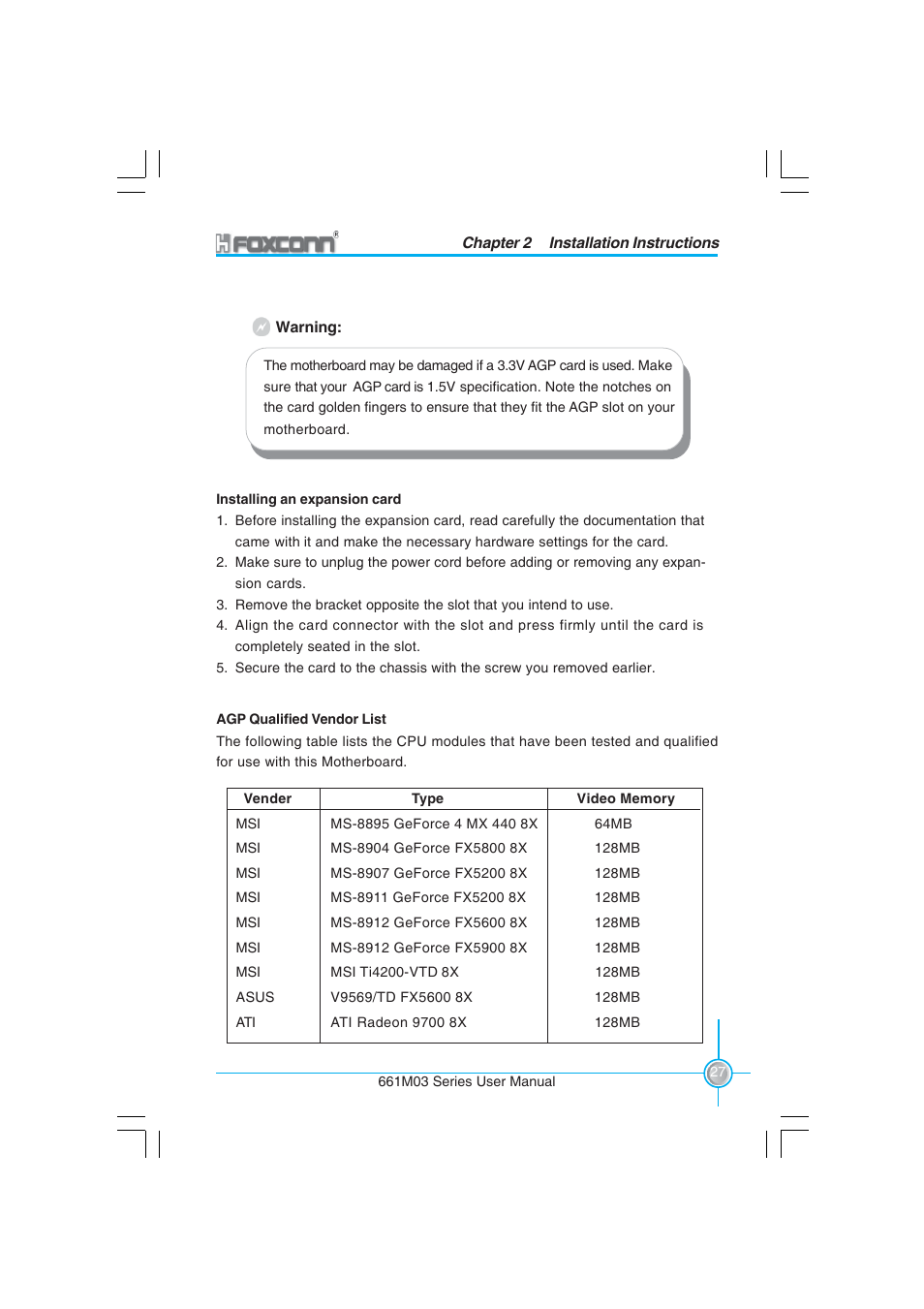 Foxconn 661M03 User Manual | Page 35 / 104