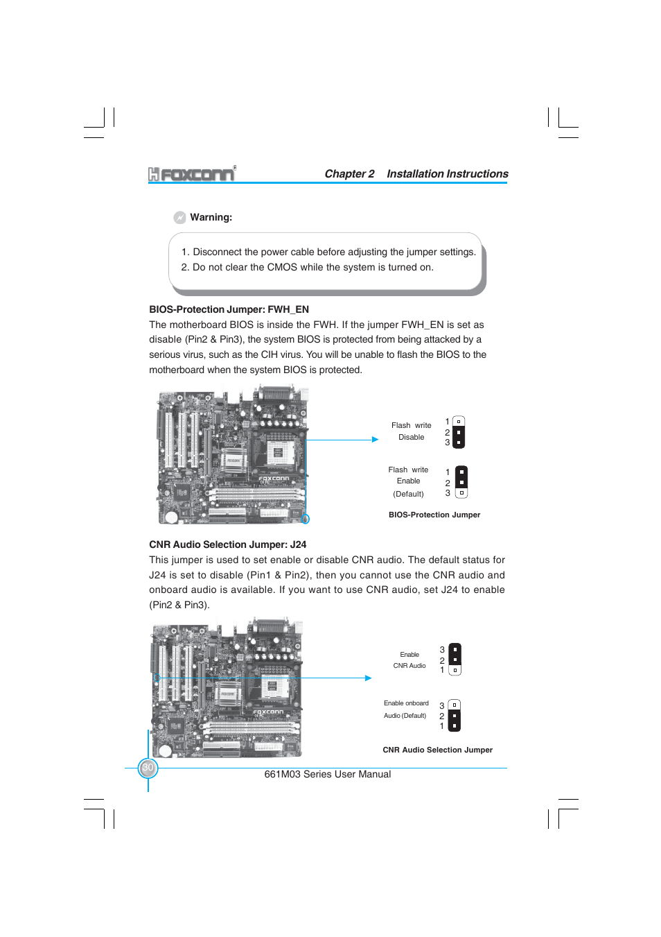 Chapter 2 installation instructions | Foxconn 661M03 User Manual | Page 38 / 104