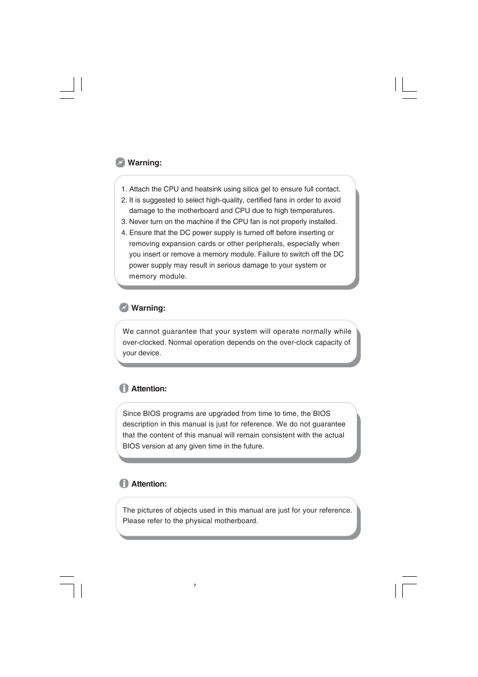 Foxconn 661M03 User Manual | Page 7 / 104