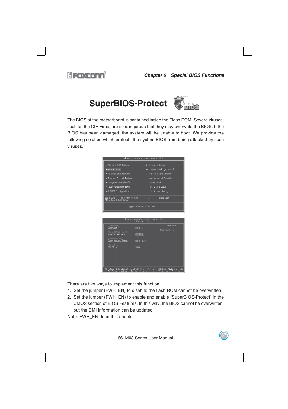 Superbios-protect | Foxconn 661M03 User Manual | Page 95 / 104