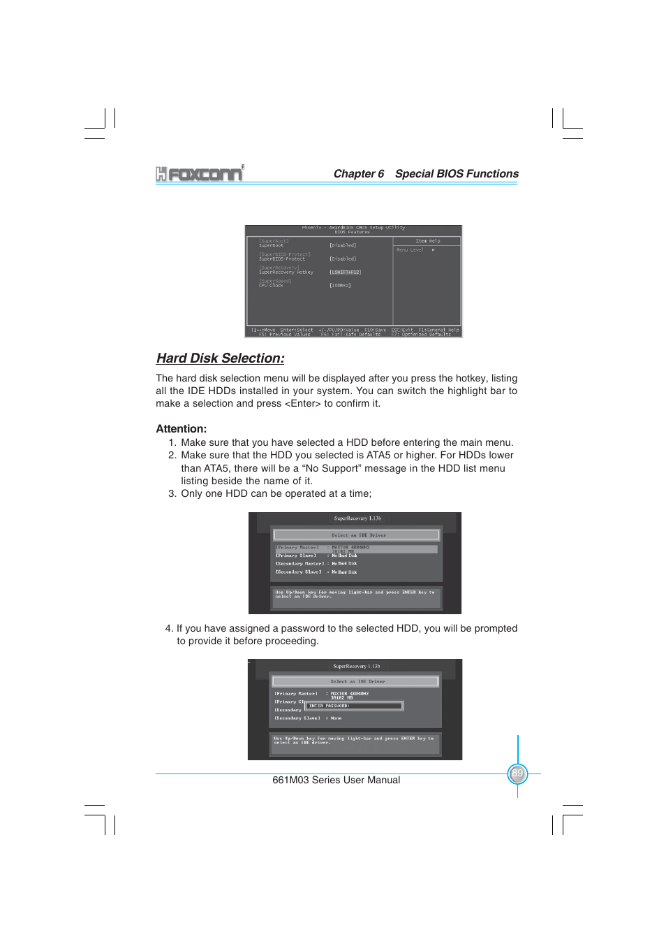 Hard disk selection | Foxconn 661M03 User Manual | Page 97 / 104