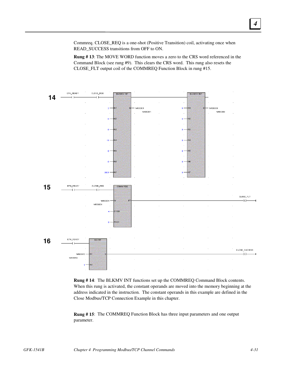 FANUC Robotics America GFK-1541B User Manual | Page 146 / 240