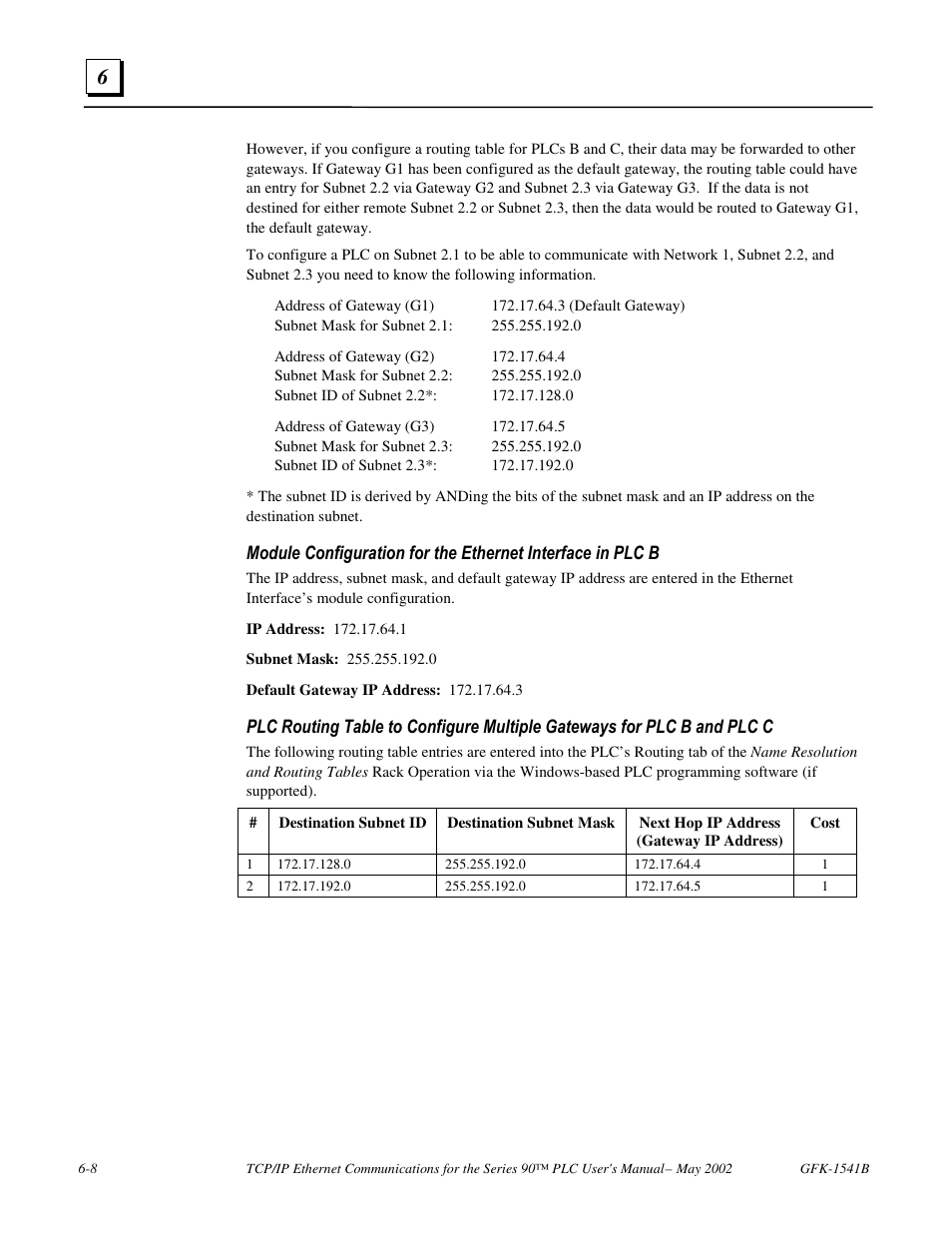 FANUC Robotics America GFK-1541B User Manual | Page 183 / 240