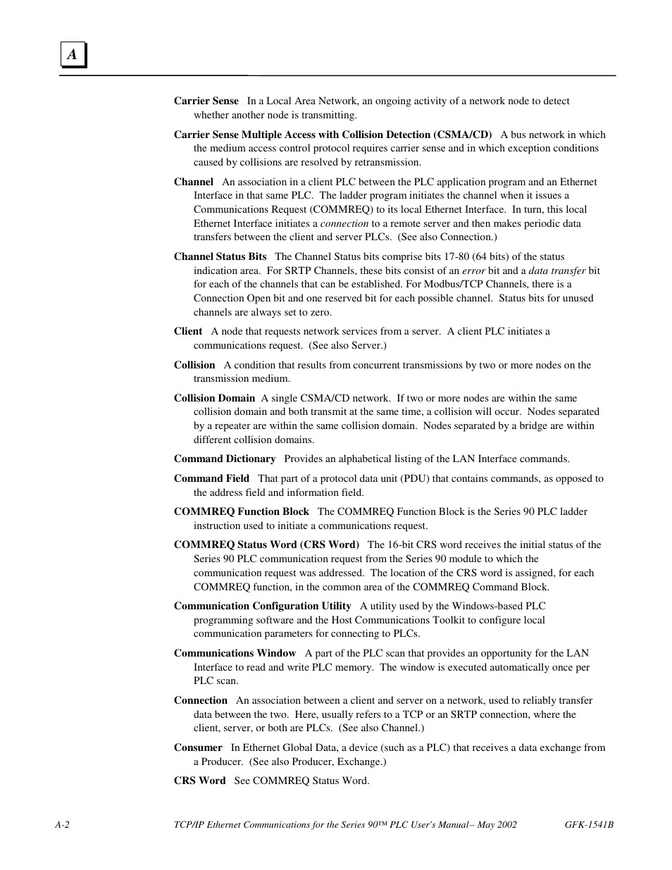 FANUC Robotics America GFK-1541B User Manual | Page 195 / 240