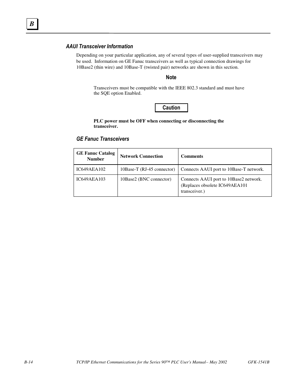 FANUC Robotics America GFK-1541B User Manual | Page 215 / 240