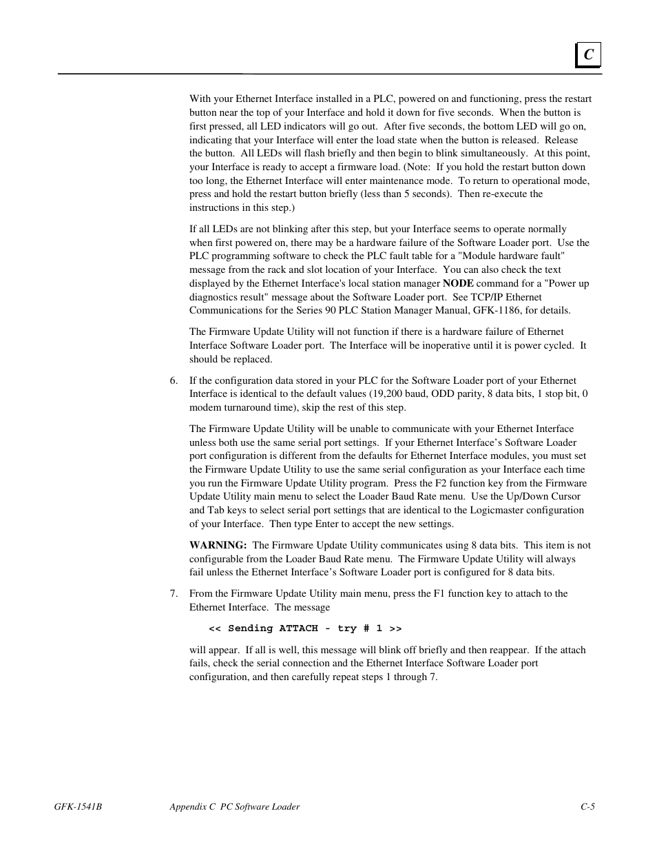 FANUC Robotics America GFK-1541B User Manual | Page 226 / 240