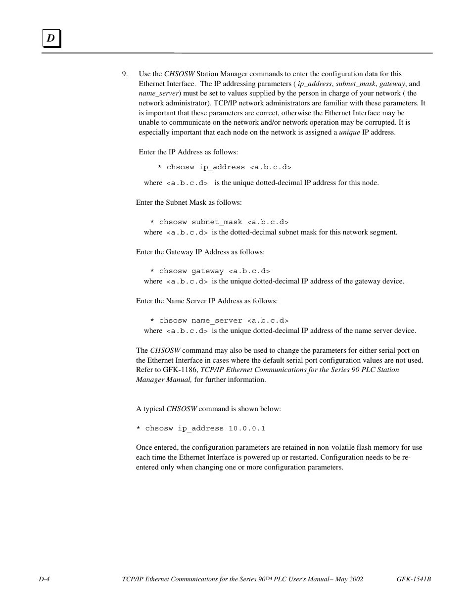 FANUC Robotics America GFK-1541B User Manual | Page 231 / 240