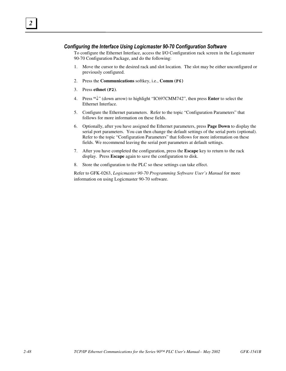 FANUC Robotics America GFK-1541B User Manual | Page 61 / 240