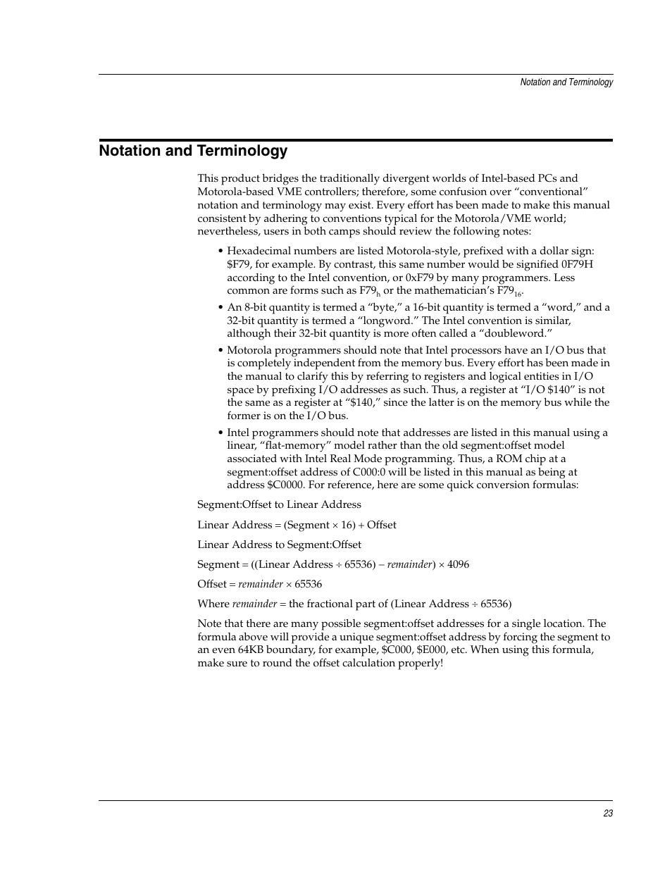 Notation and terminology | FANUC Robotics America V7865* User Manual | Page 23 / 103