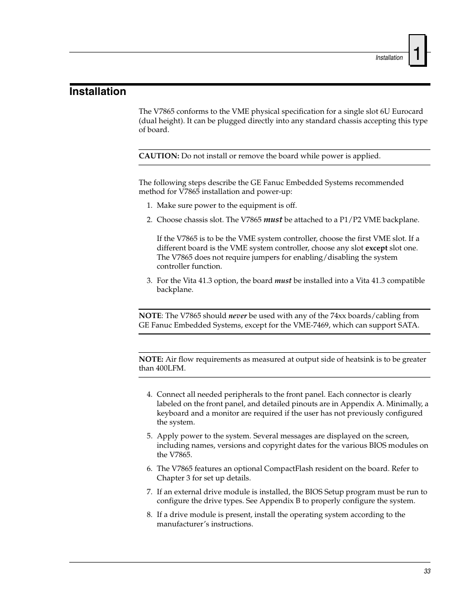 Installation | FANUC Robotics America V7865* User Manual | Page 33 / 103