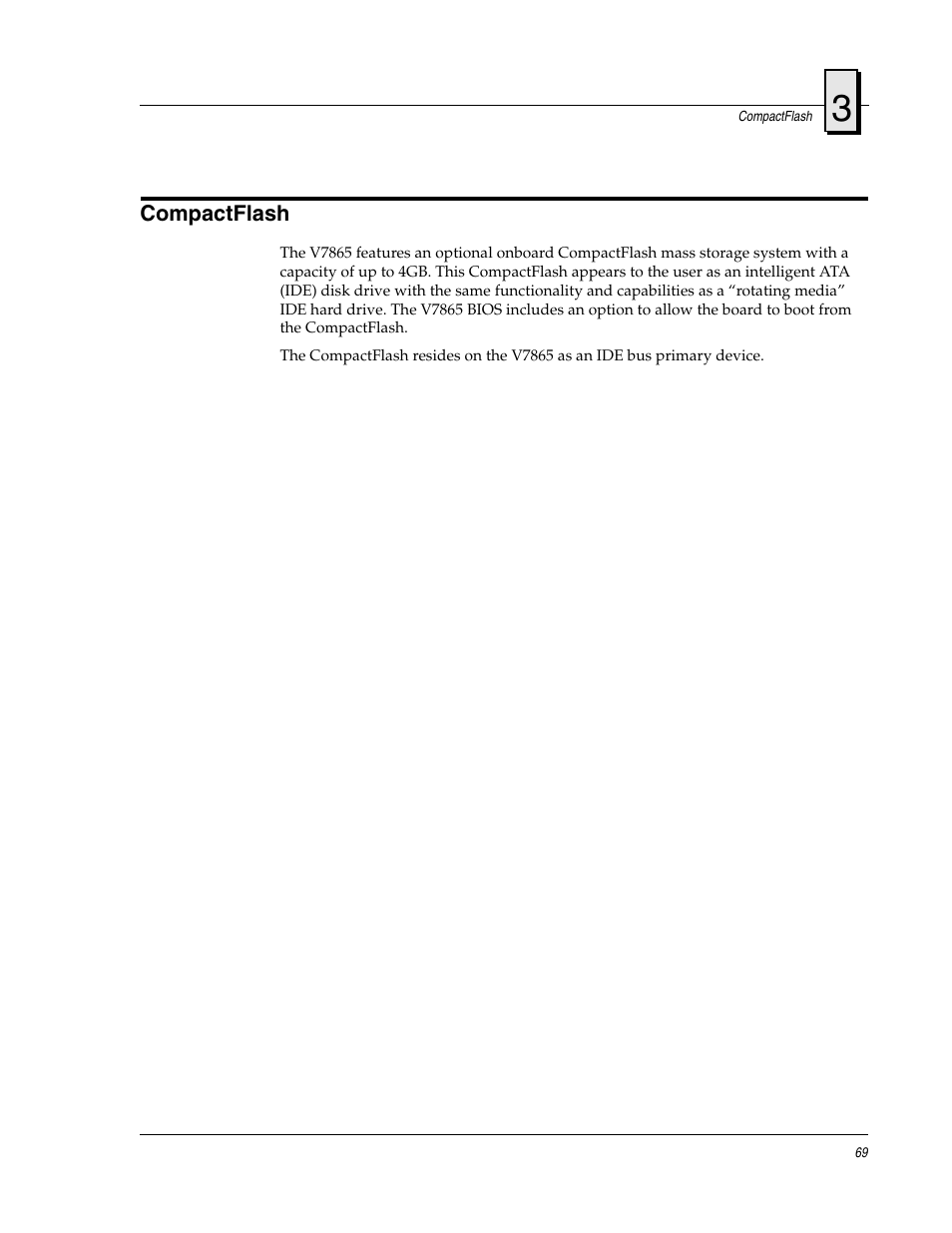 Compactflash | FANUC Robotics America V7865* User Manual | Page 69 / 103