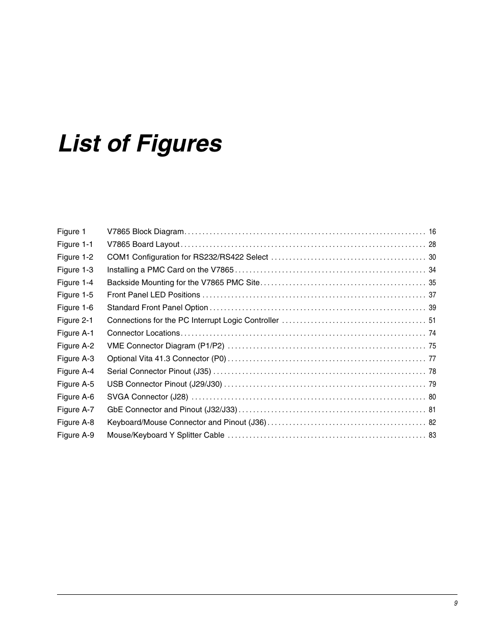 List of figures | FANUC Robotics America V7865* User Manual | Page 9 / 103