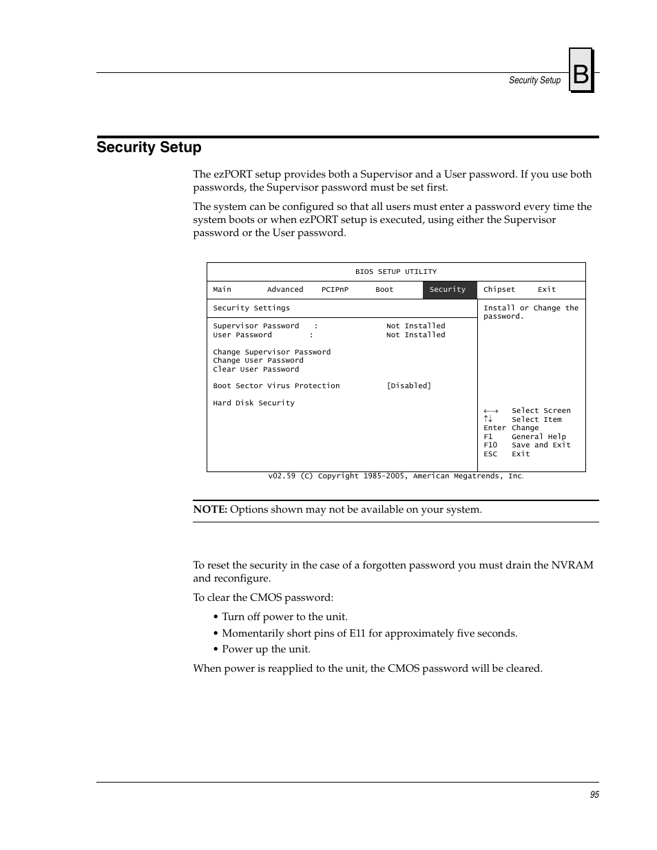 Security setup | FANUC Robotics America V7865* User Manual | Page 95 / 103