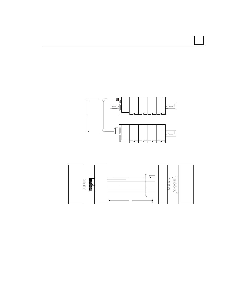 Connecting the expansion cable: single-ended | FANUC Robotics America GFK-1535A User Manual | Page 28 / 96