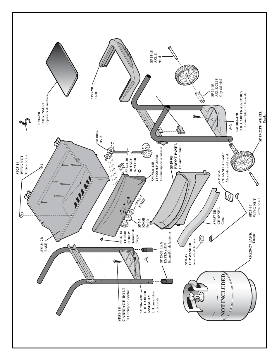 Not included | Fiesta EZT34535-B401 User Manual | Page 12 / 12