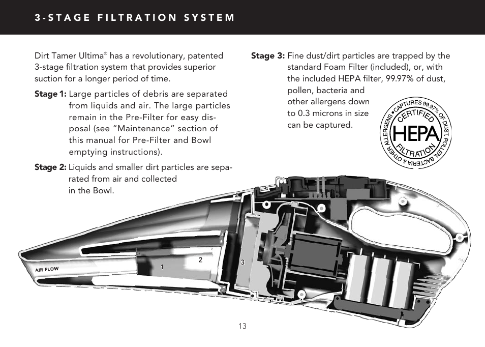 FilterStream V2510 User Manual | Page 13 / 20