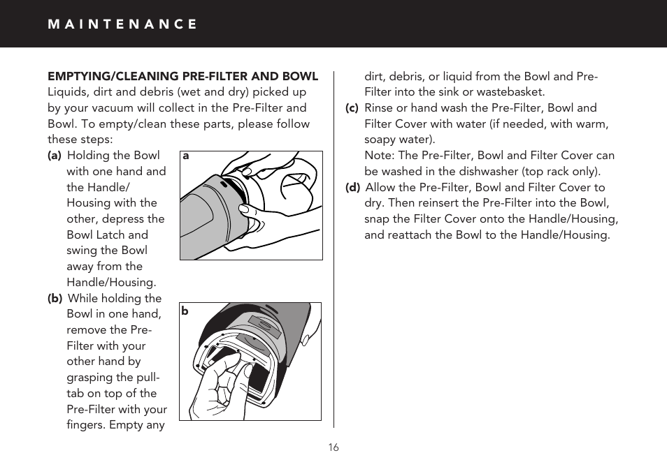 FilterStream V2510 User Manual | Page 16 / 20