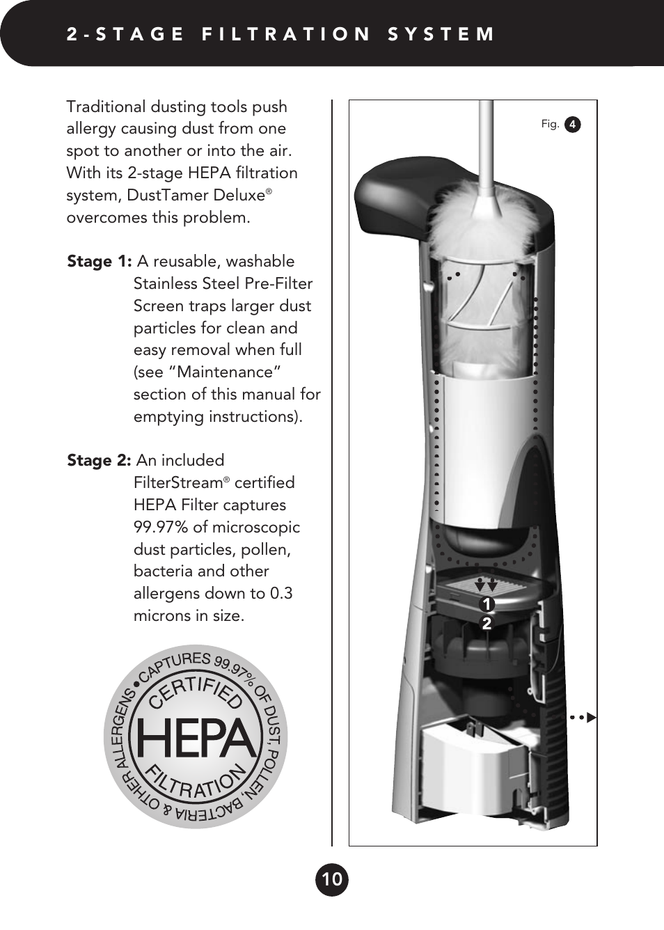FilterStream D4200 User Manual | Page 10 / 20