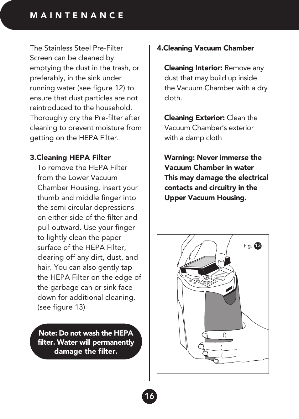 FilterStream D4200 User Manual | Page 16 / 20