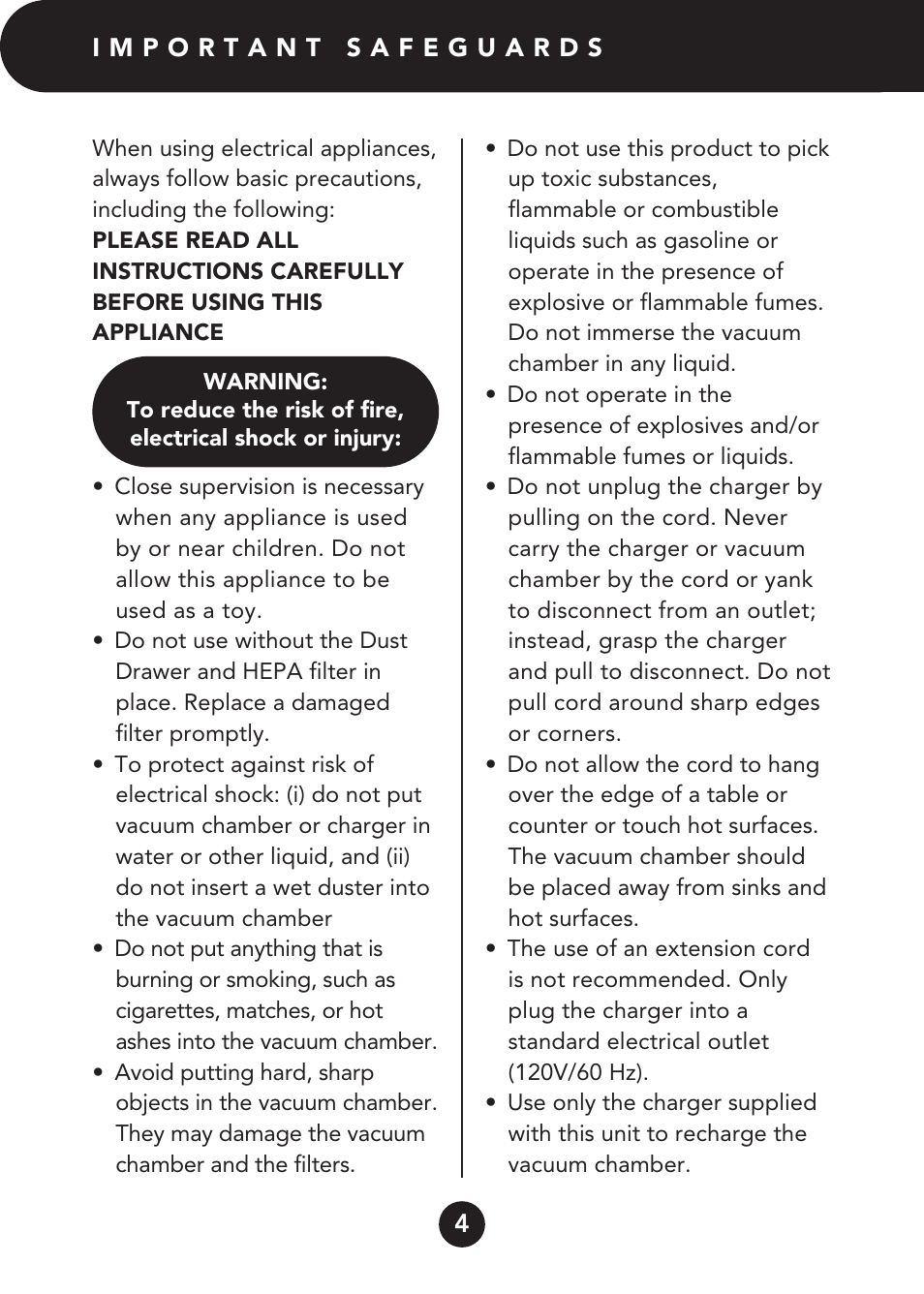 FilterStream D4500 User Manual | Page 4 / 20