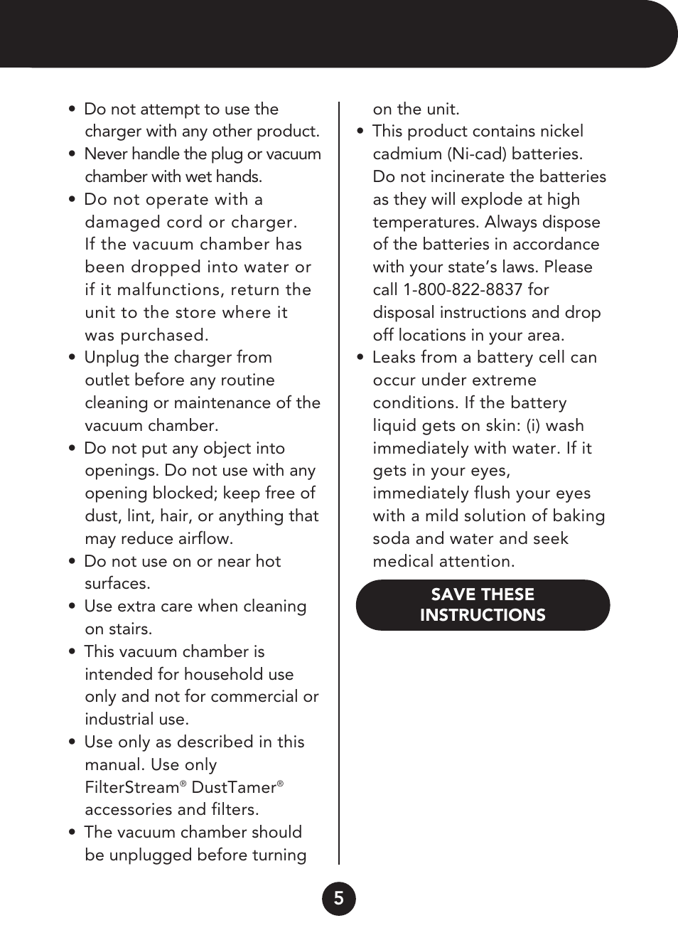 FilterStream D4500 User Manual | Page 5 / 20