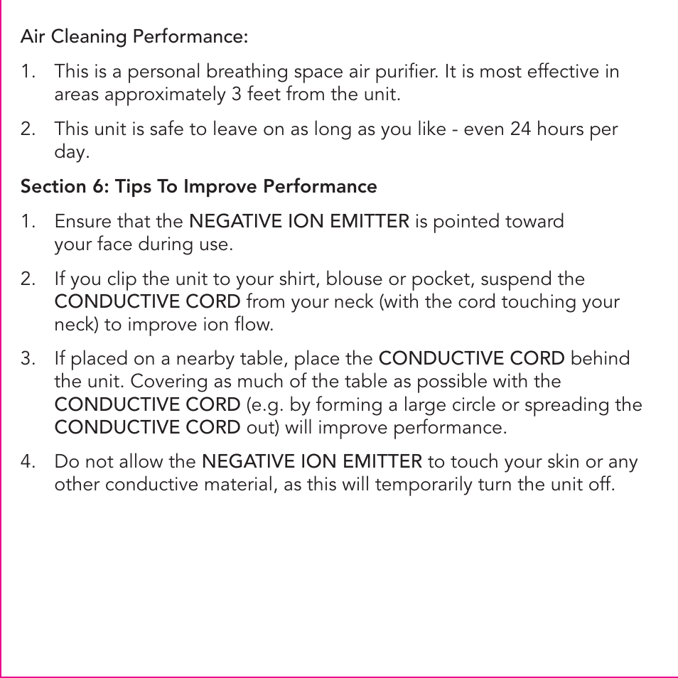 FilterStream AIRTAMER A300 User Manual | Page 9 / 12