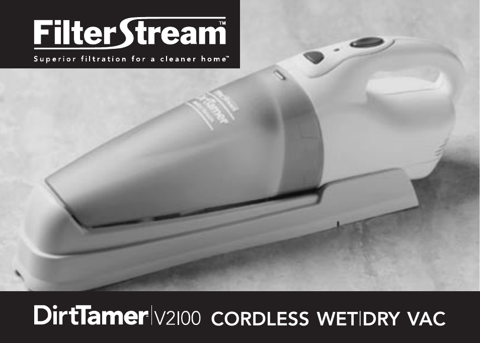 FilterStream V2100 User Manual | 16 pages