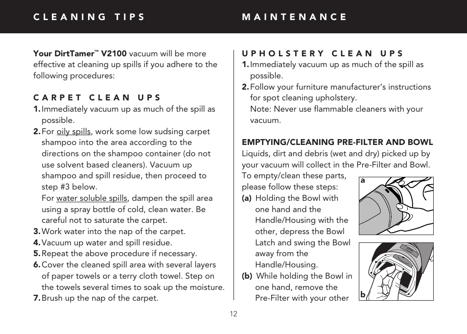 FilterStream V2100 User Manual | Page 12 / 16