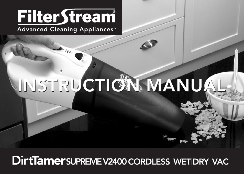 FilterStream V2400 User Manual | 20 pages