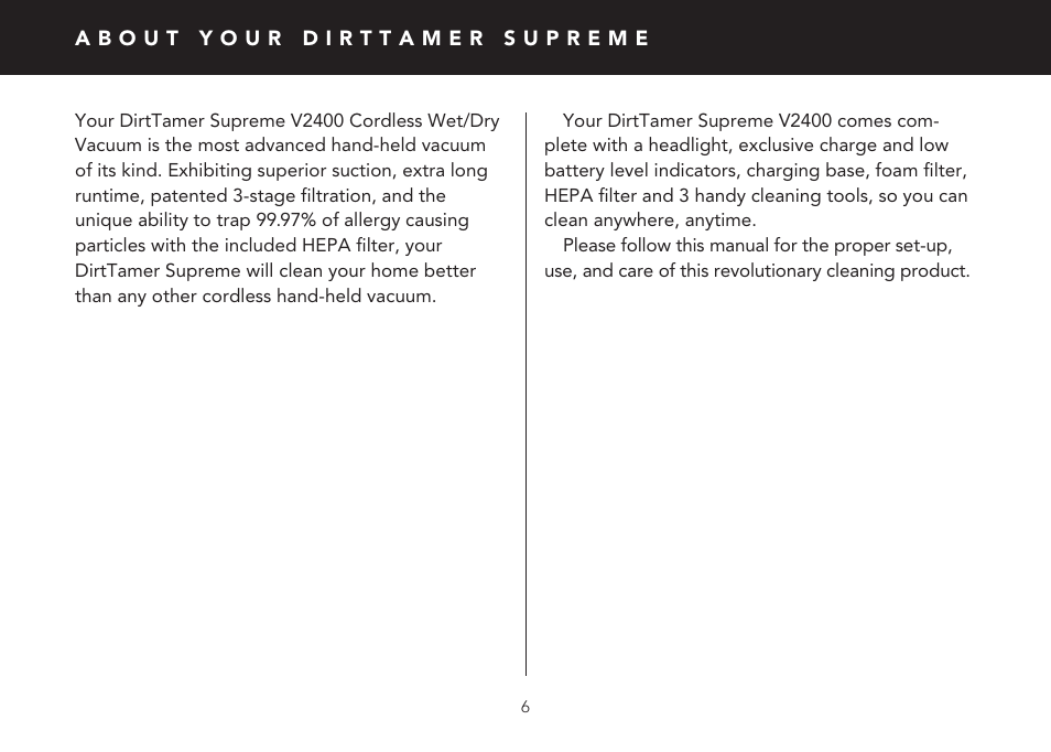 FilterStream V2400 User Manual | Page 6 / 20