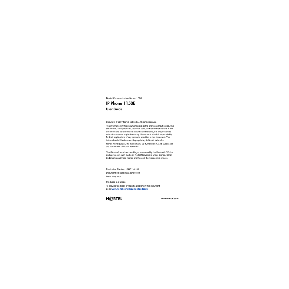 Ip phone 1150e | First Virtual Communications 1150E User Manual | Page 154 / 154