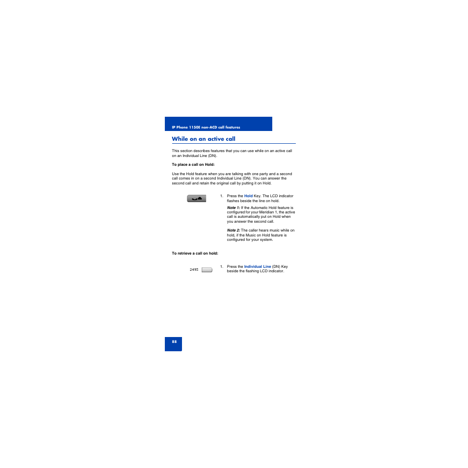 While on an active call, Transferring a call | First Virtual Communications 1150E User Manual | Page 88 / 154