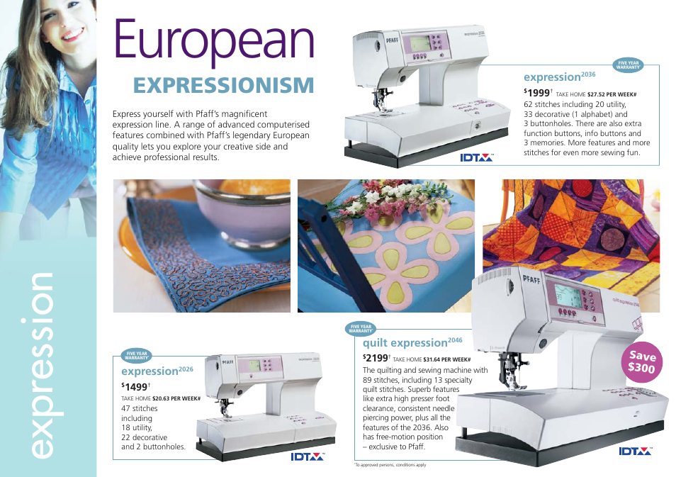 European, Expression, Expressionism | Quilt expression | First Virtual Communications Expression 2026 User Manual | Page 3 / 11