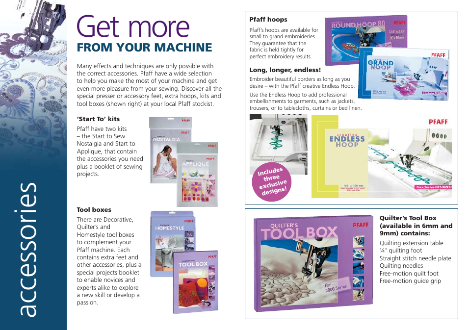 Get more, Accessories | First Virtual Communications Expression 2026 User Manual | Page 9 / 11