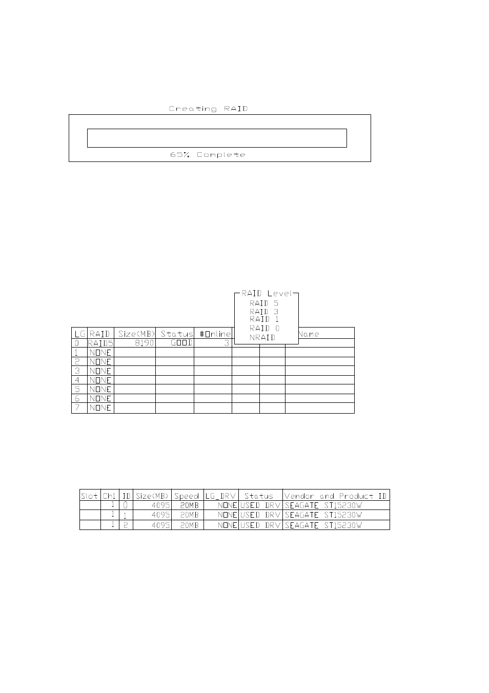 Creating a second logical volume | First Virtual Communications Voyager 3000 User Manual | Page 53 / 74