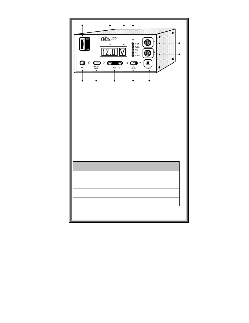 4 operating conditions | First Virtual Communications PS1010-3A User Manual | Page 4 / 10